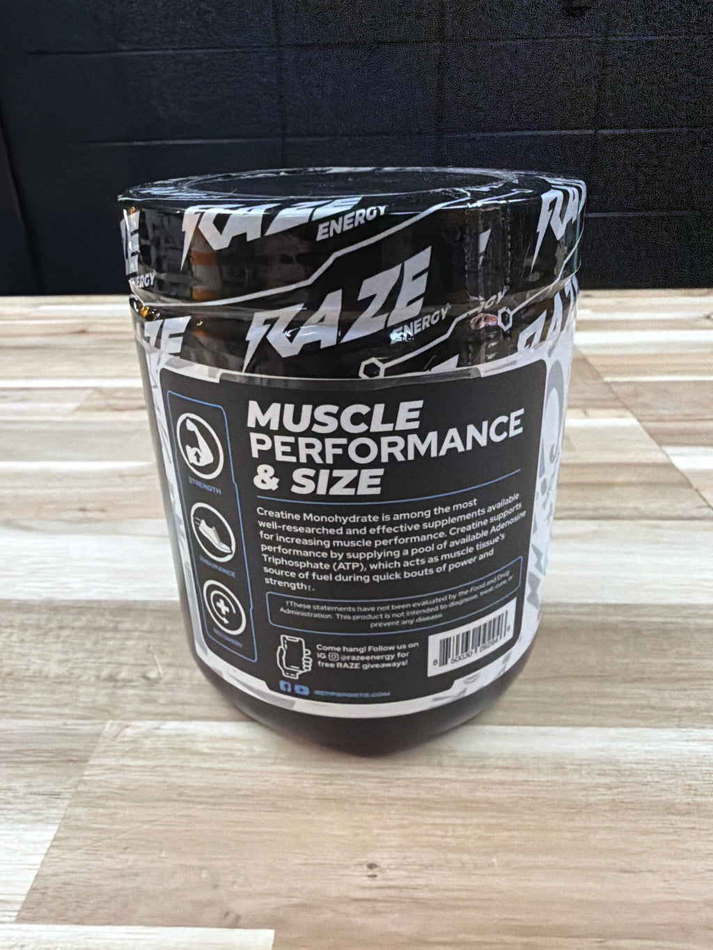RAZE Creatine Monohydrate - Potent Athletic Performance