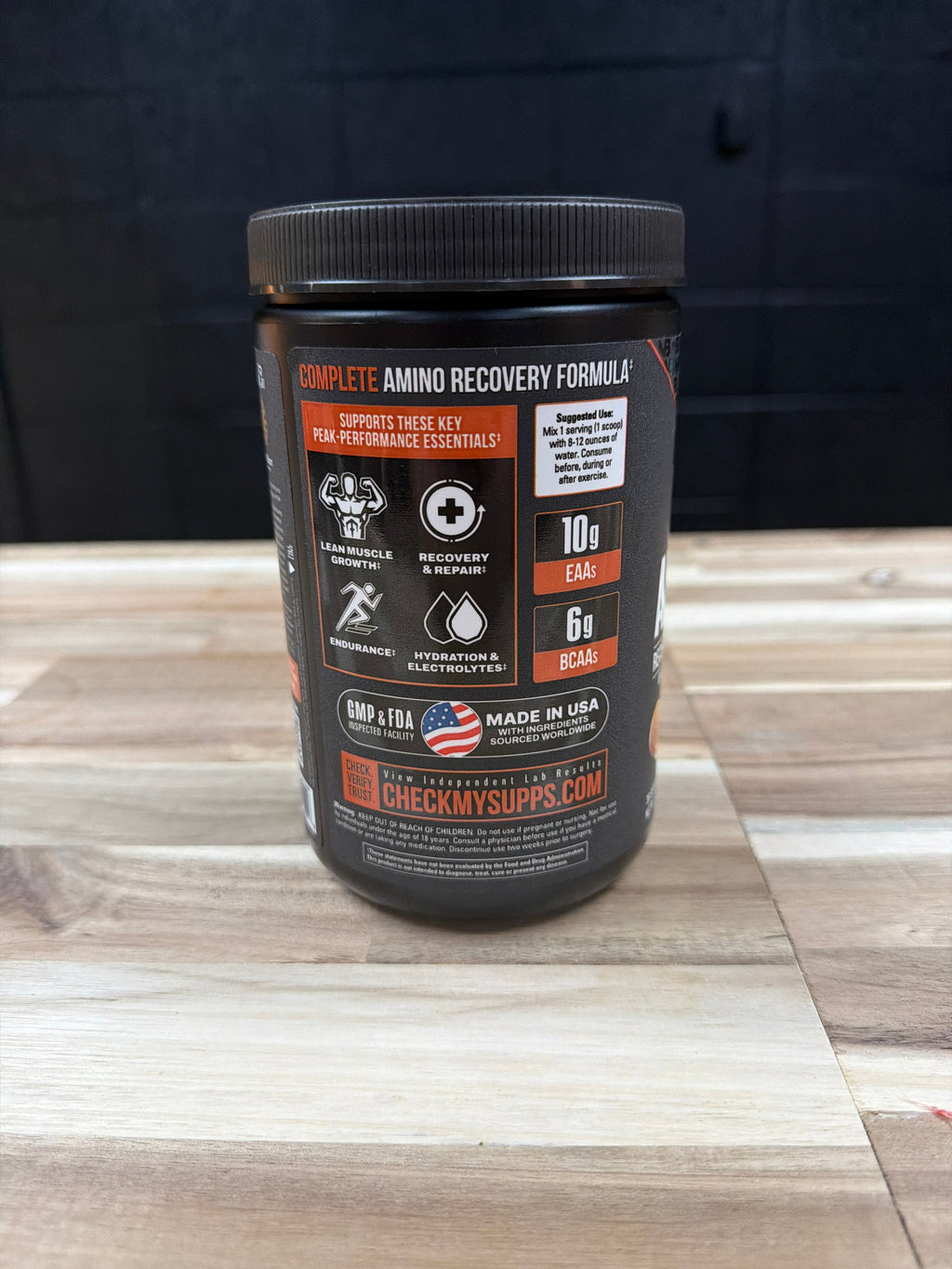 NutraBio Base Aminos - Orange Mango