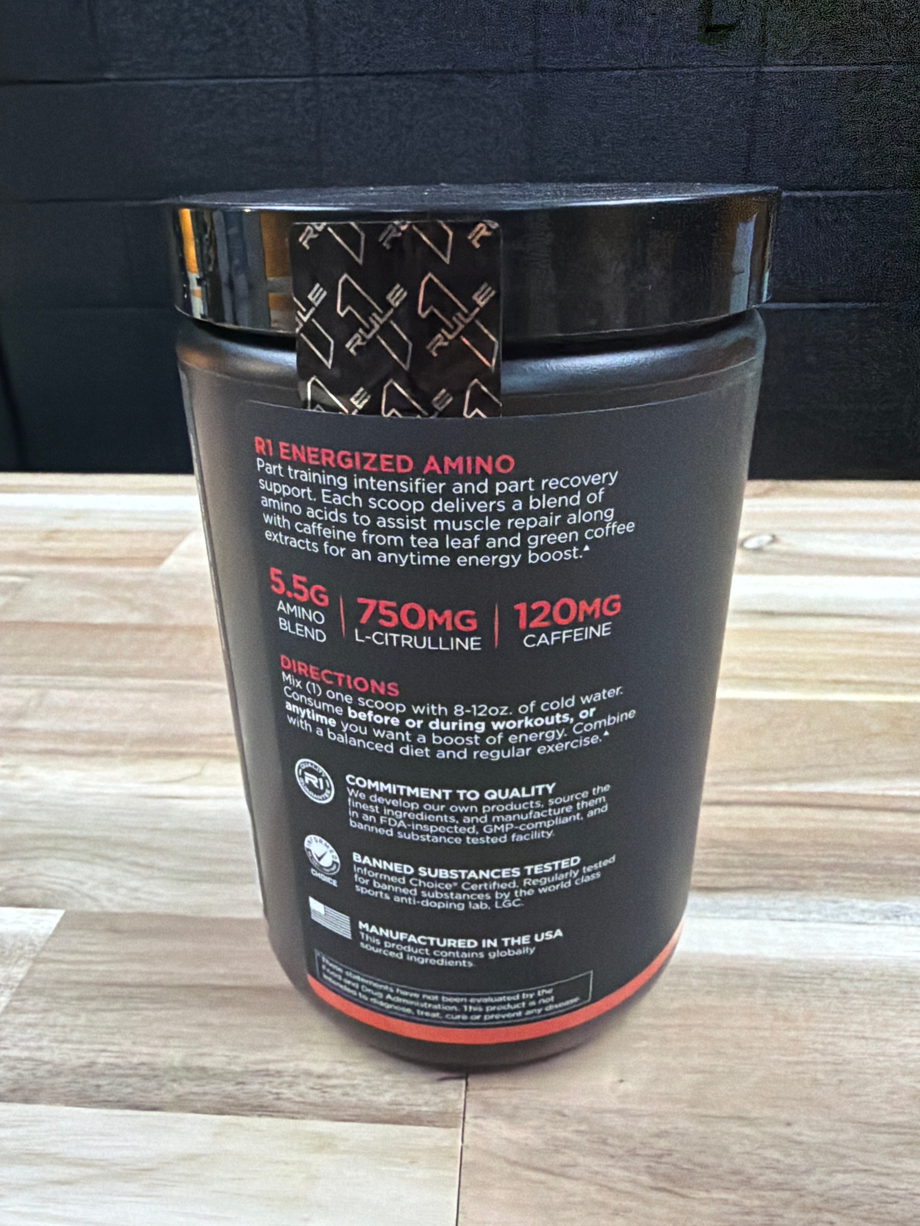 Rule One Energized Amino - Fruit Punch
