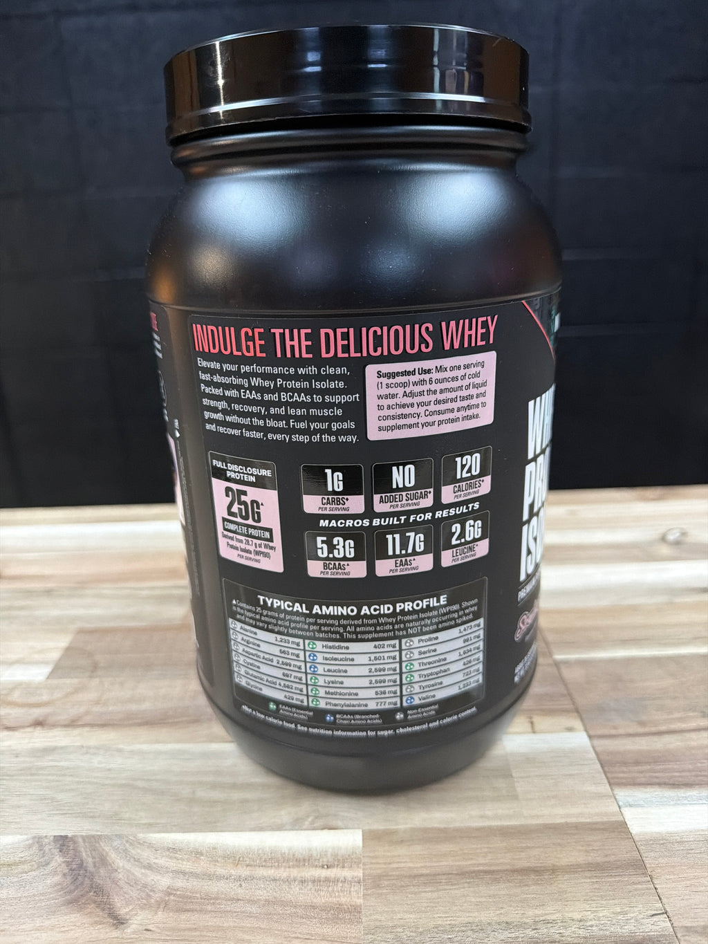 NutraBio Whey Protein Isolate - Strawberry Ice Cream