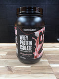 NutraBio Whey Protein Isolate - Strawberry Ice Cream