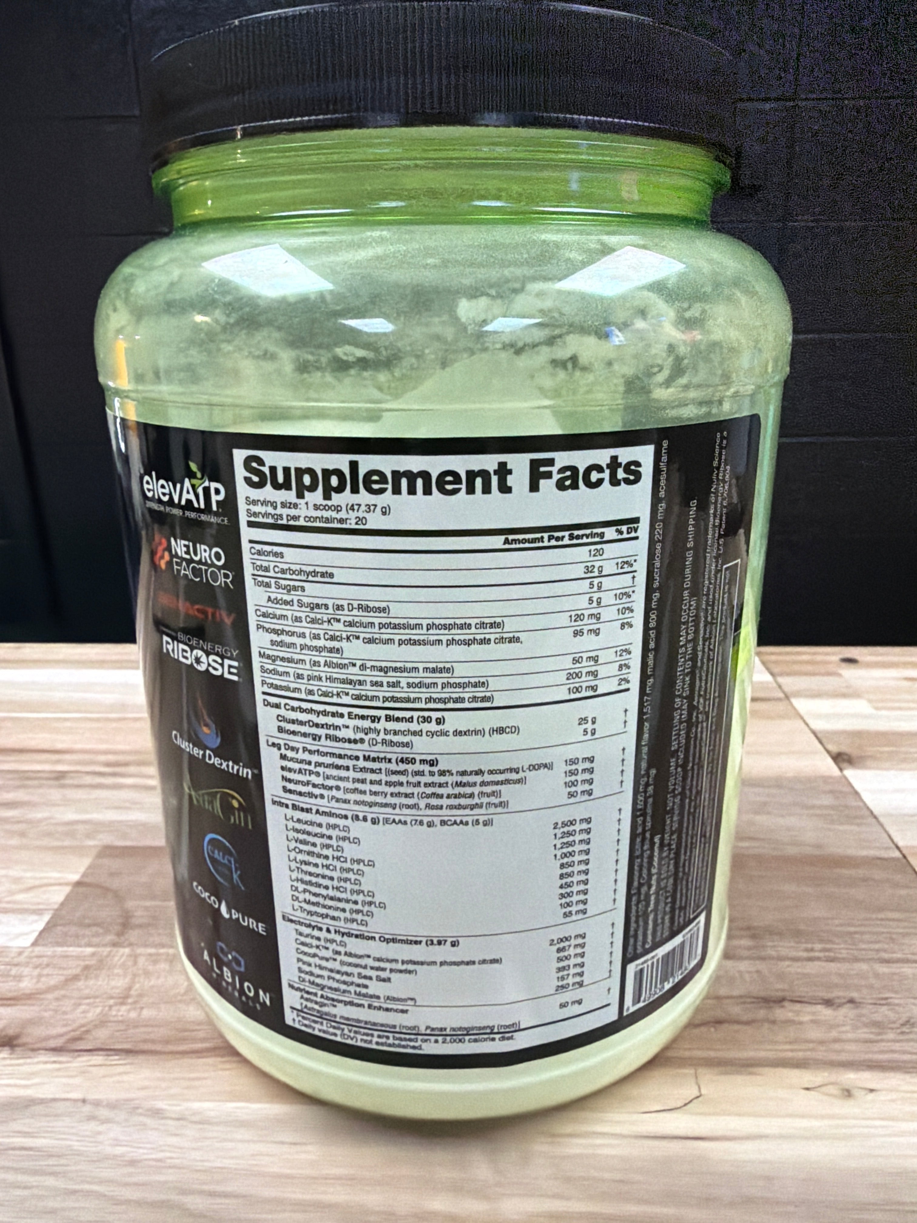 Intra Carb Leg Day - Blueberry Lemonade