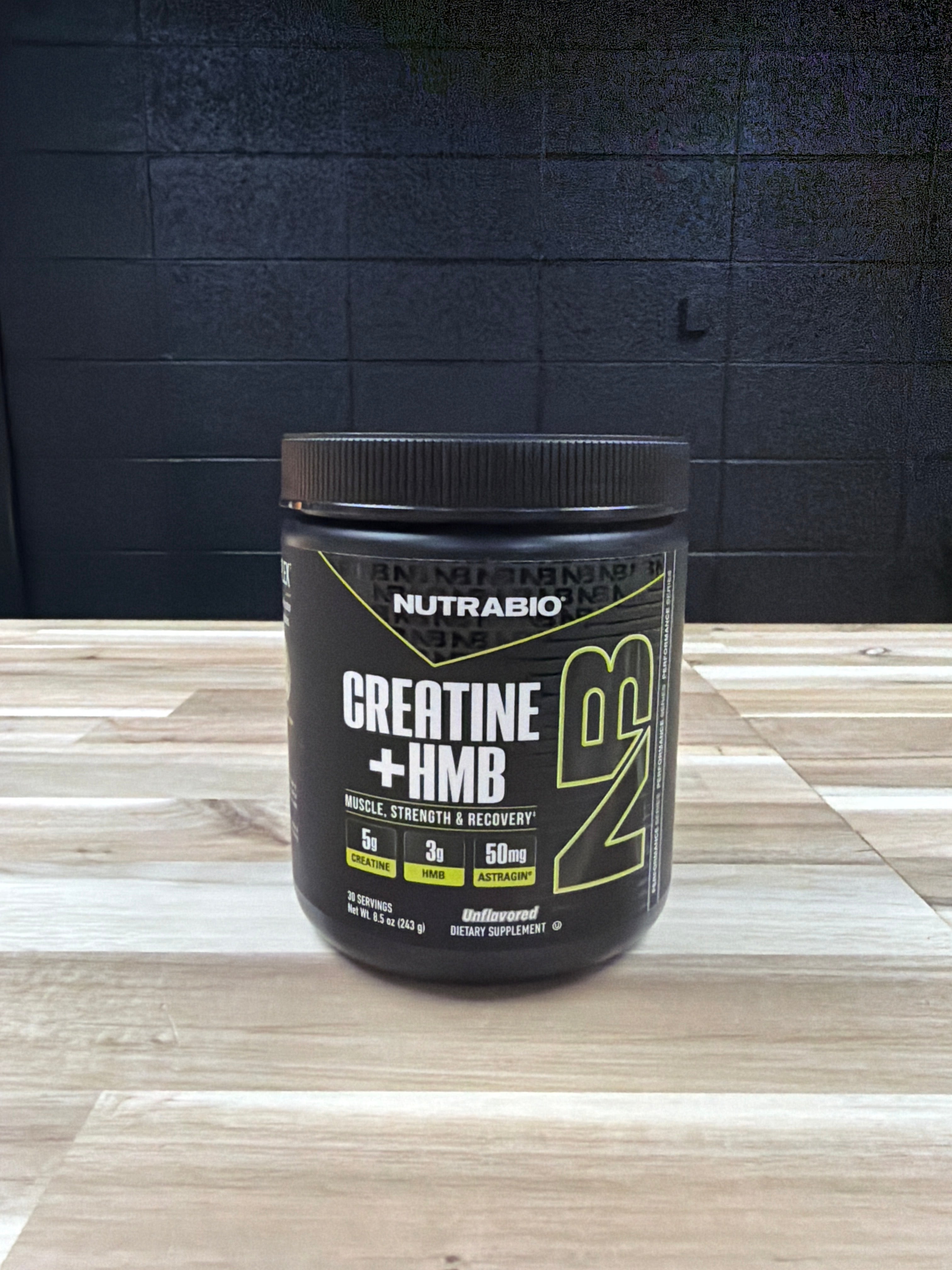 NutraBio Creatine + HMB - Muscle Strength & Recovery