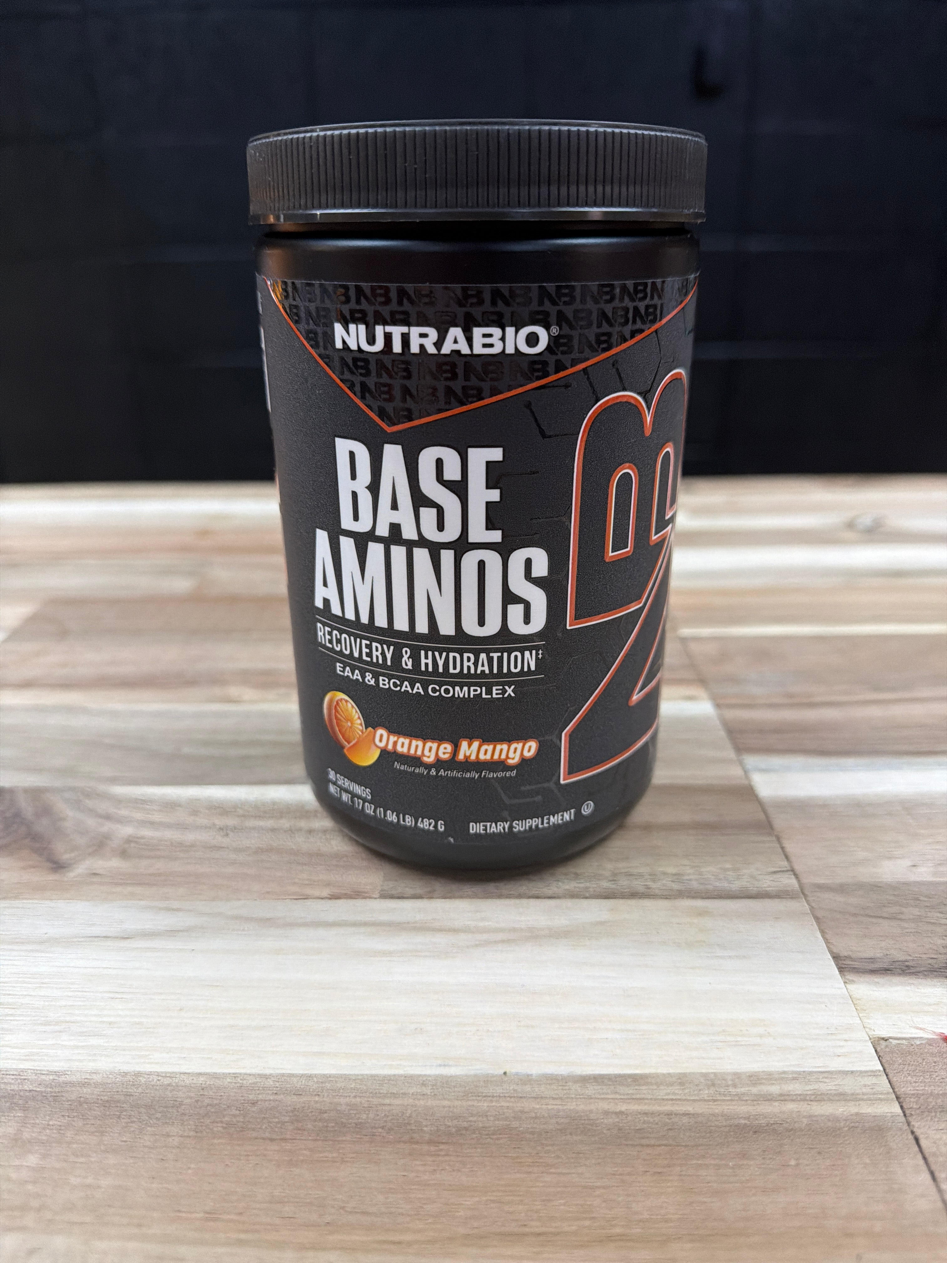 NutraBio Base Aminos - Orange Mango