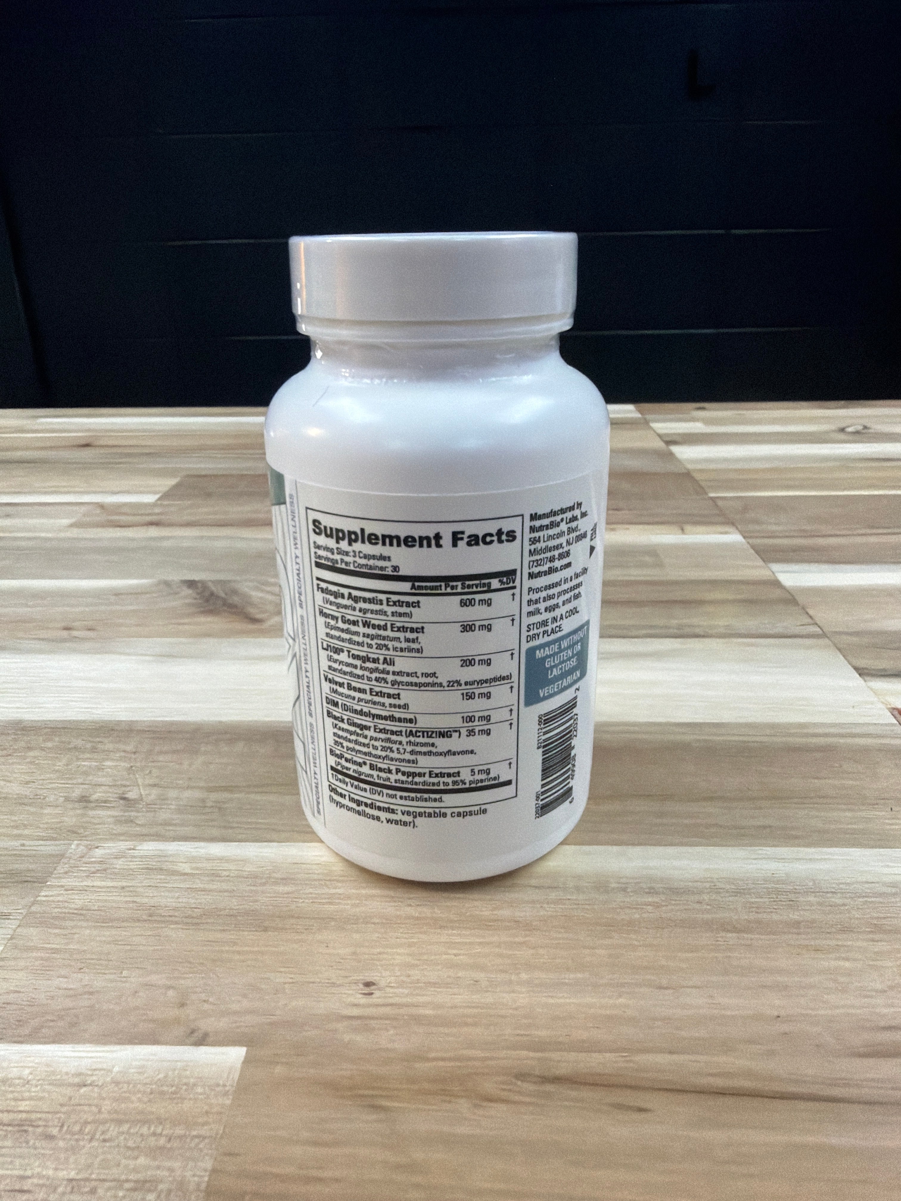 NutraBio Libido - Vitality & Hormone Support