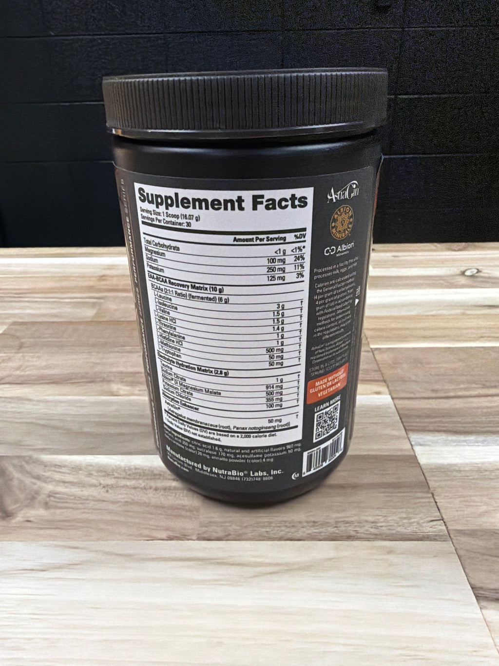 NutraBio Base Aminos - Orange Mango