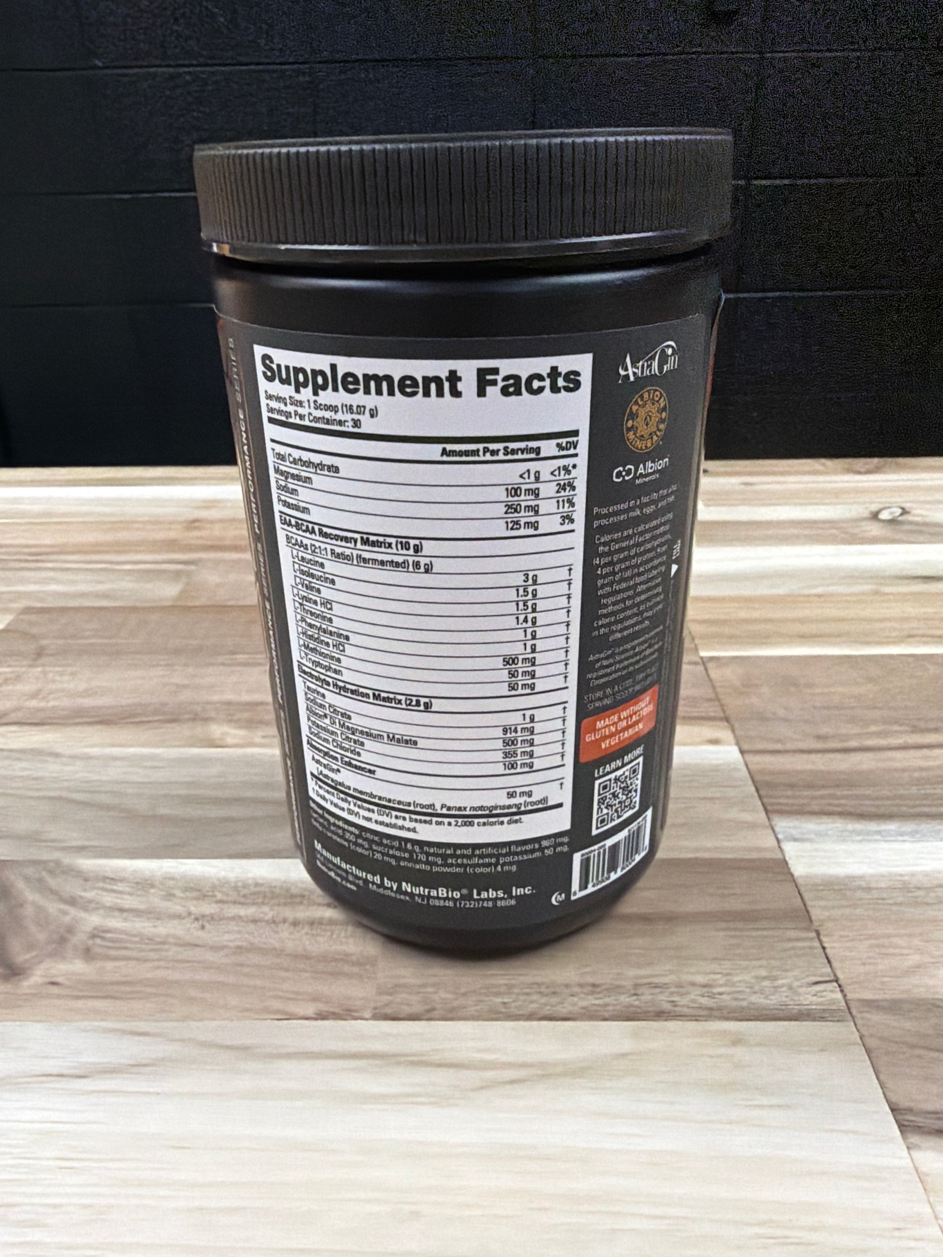 NutraBio Base Aminos - Orange Mango
