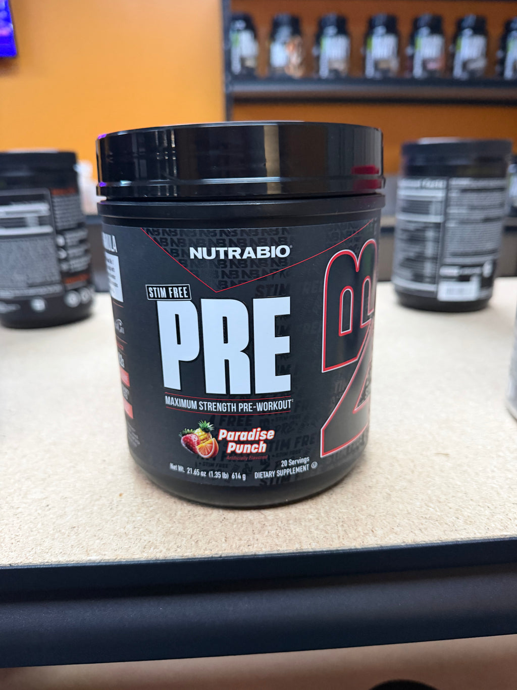 NutraBio PRE Stim Free Pre-Workout