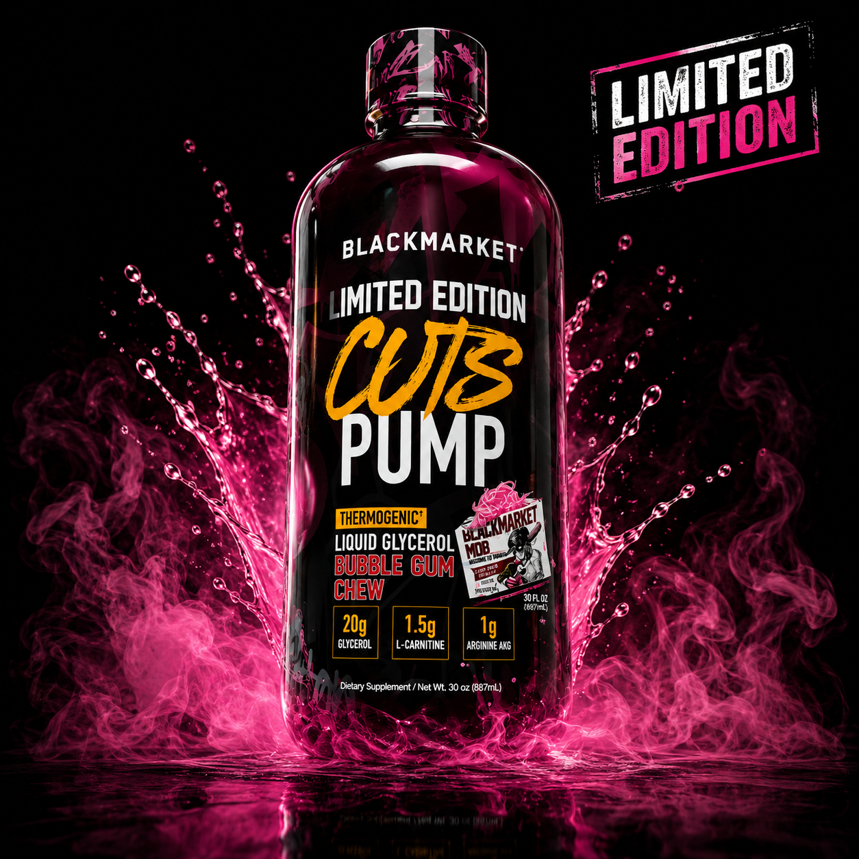 Blackmarket Limited Edition CUTS PUMP - Bubble Gum Chew