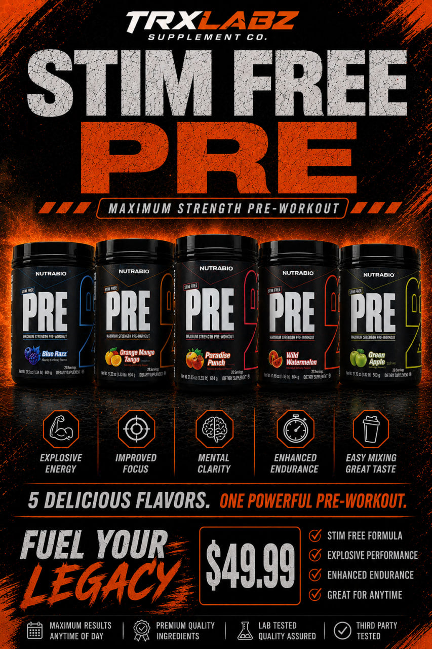 NutraBio PRE Stim Free Pre-Workout